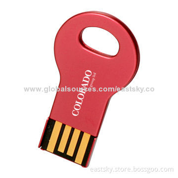 Key shape pen drive, like a key, logos imprint and advertisement data pre-loading are welcome